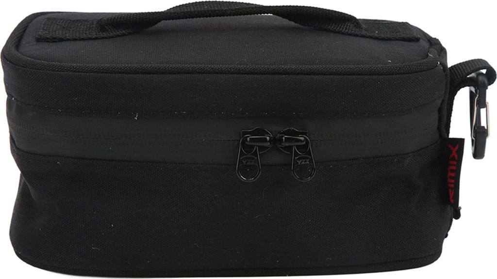 Isolierte Lunchtasche mit integrierter Isolationsschicht, Outdoor-Picknick-Tasche für Camping, Reisen, Schwarz