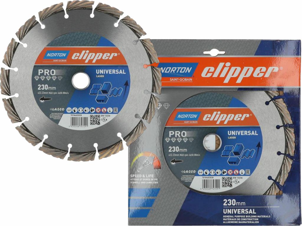 Disco de corte diamantado Norton Clipper Pro Universal Imagen del producto 