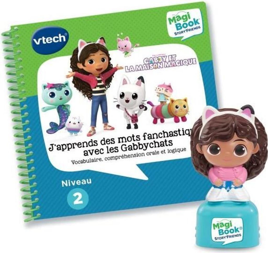 VTECH Magibook Story'Friends Lernbuch mit Gabbycats Figur, Produktbild 