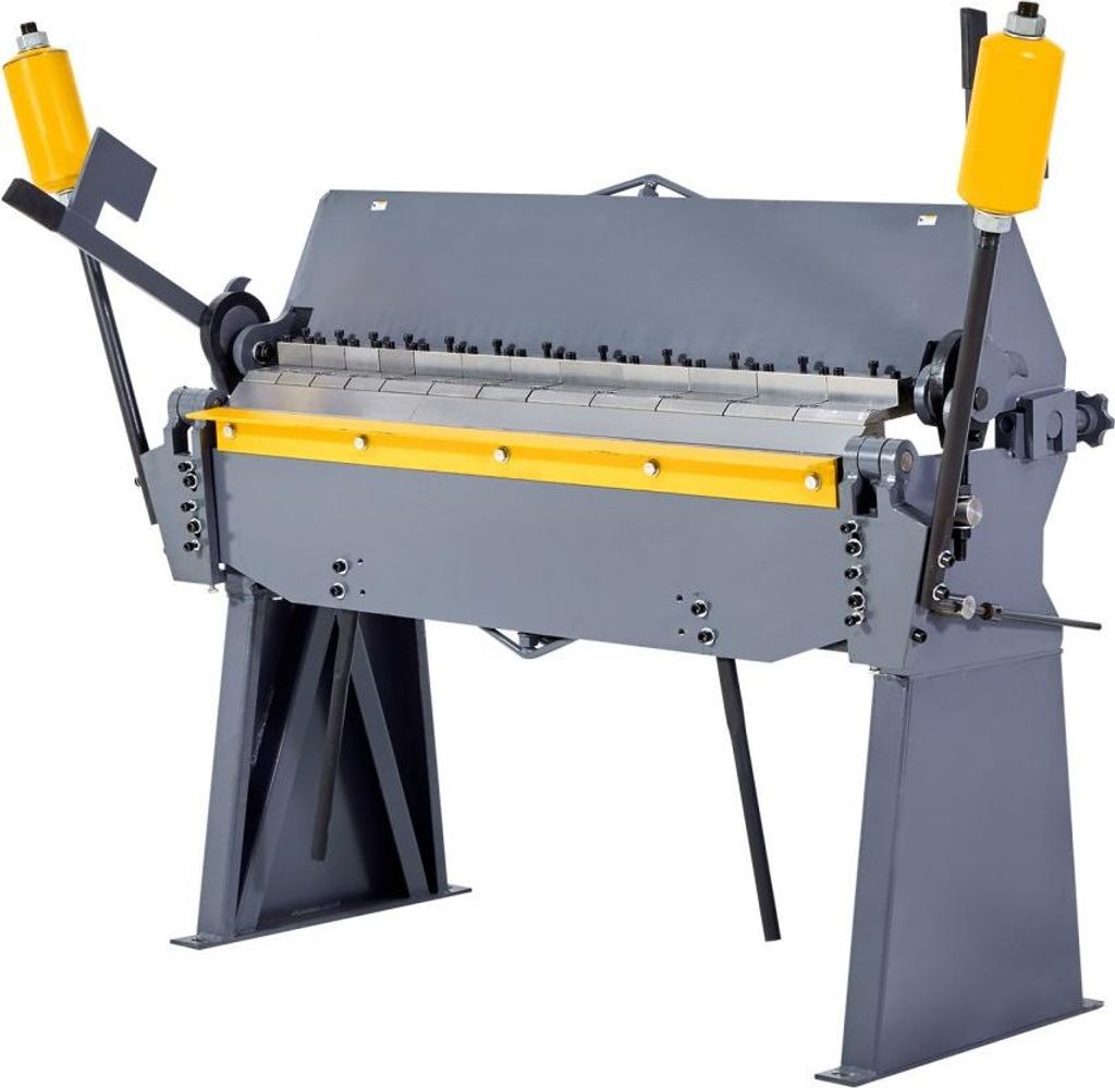 Biegemaschine 1220 mm - Kantbank für 2,5-mm-Weichstahl - 0–135 Grad einstellbar - Präzisions-Blechbiegemaschine mit 8 Fingern - Blechbieger & S...