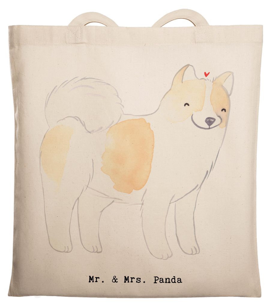 Mr. & Mrs. Panda Tote Bag Thai Bangkaew Moment - Transparent - Geschenk, Jutebeutel, Einkaufstasche, Unitasche, Tasche, Dog, Büchertasche