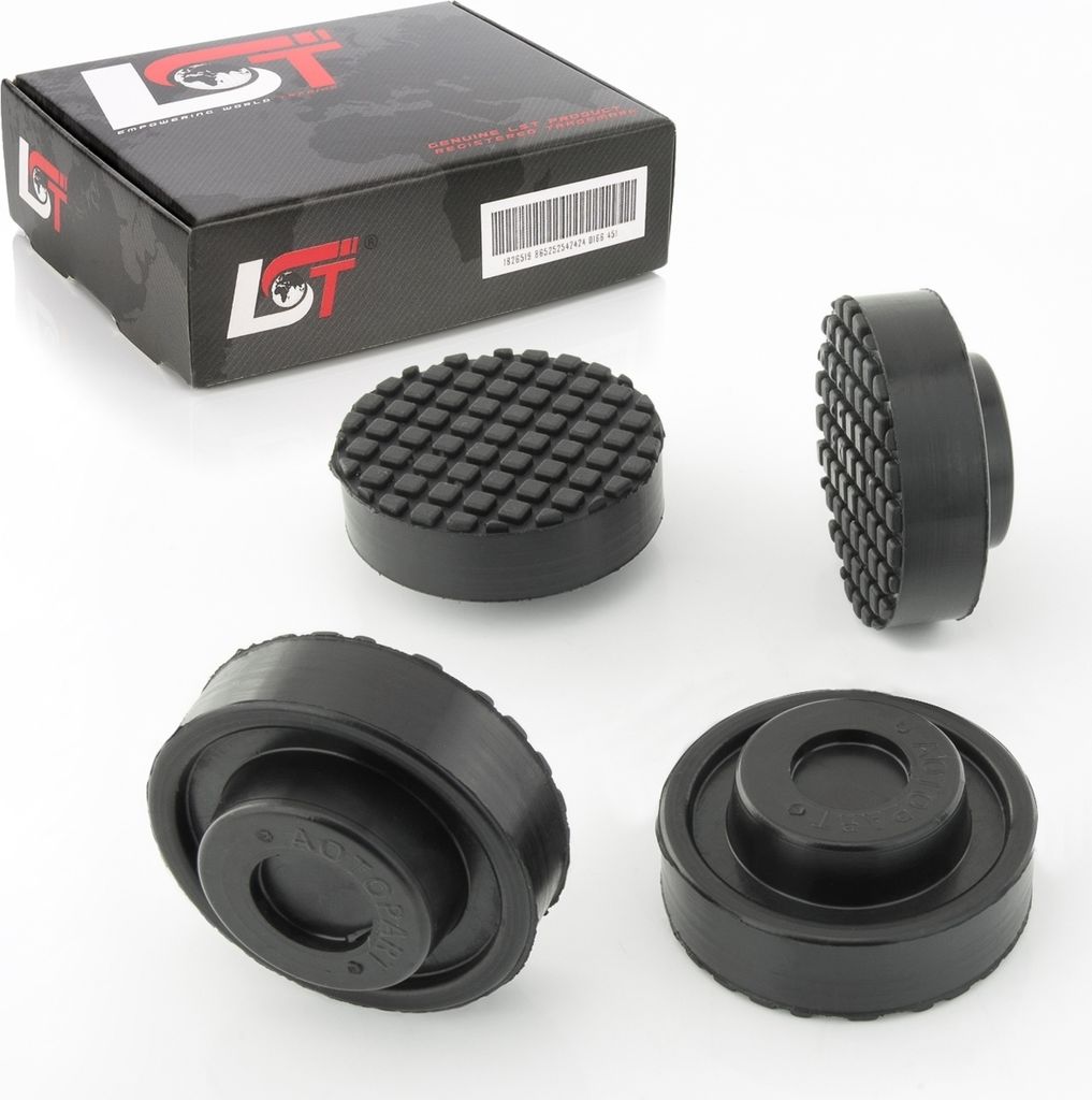 4x Adapter Wagenheber Aufnahme Hebebühnen Gummiauflage Gummi Ø 64x28mm für Dacia