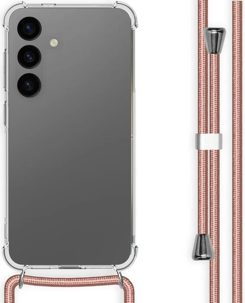 iMoshion Cover Samsung Galaxy S24 Oro Rosa con Cinturino | Protezione Elegante