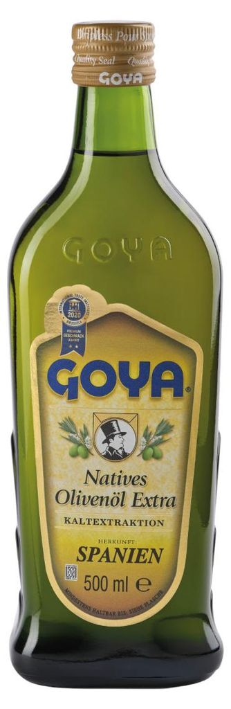 Goya Huile d'olive extra vierge pressée à froid olives Image du produit 