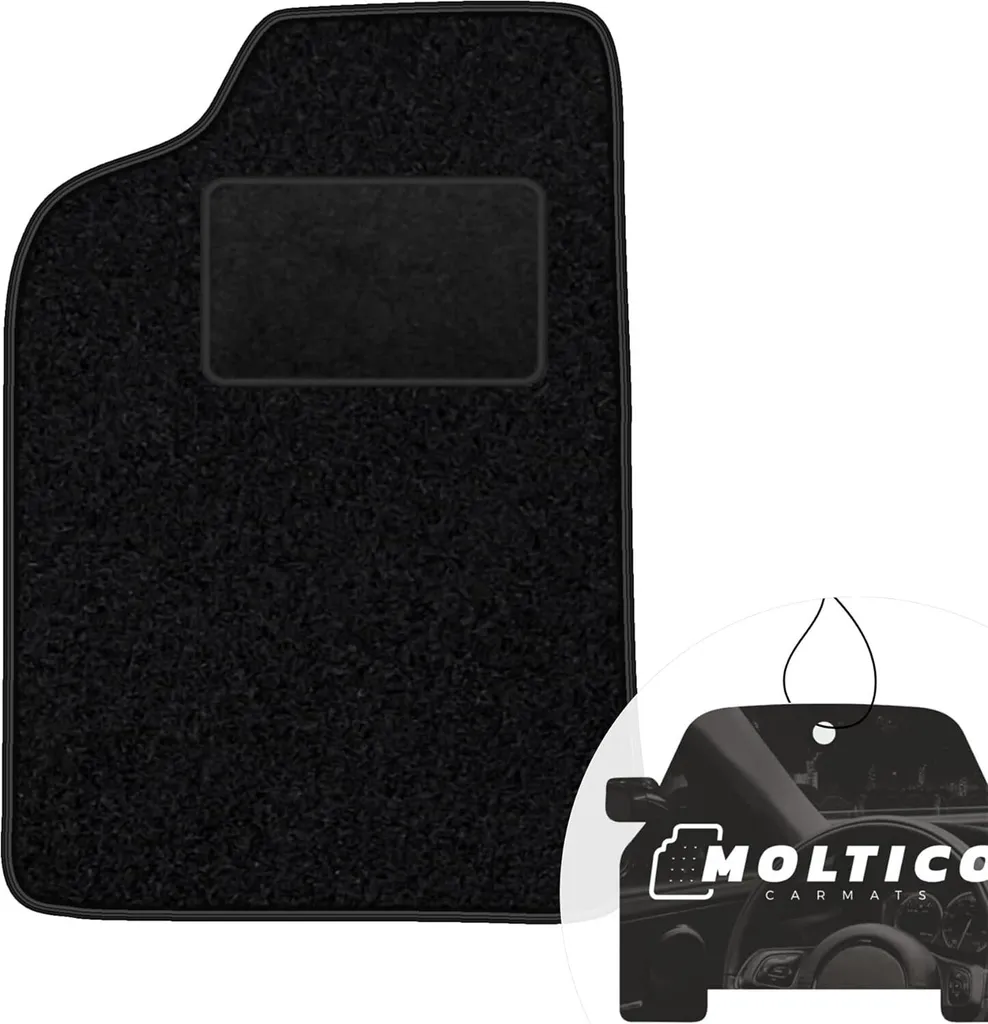 Tappetino Conducente moto-MOLTICO Peugeot 301 Citroen C-elysse Nero