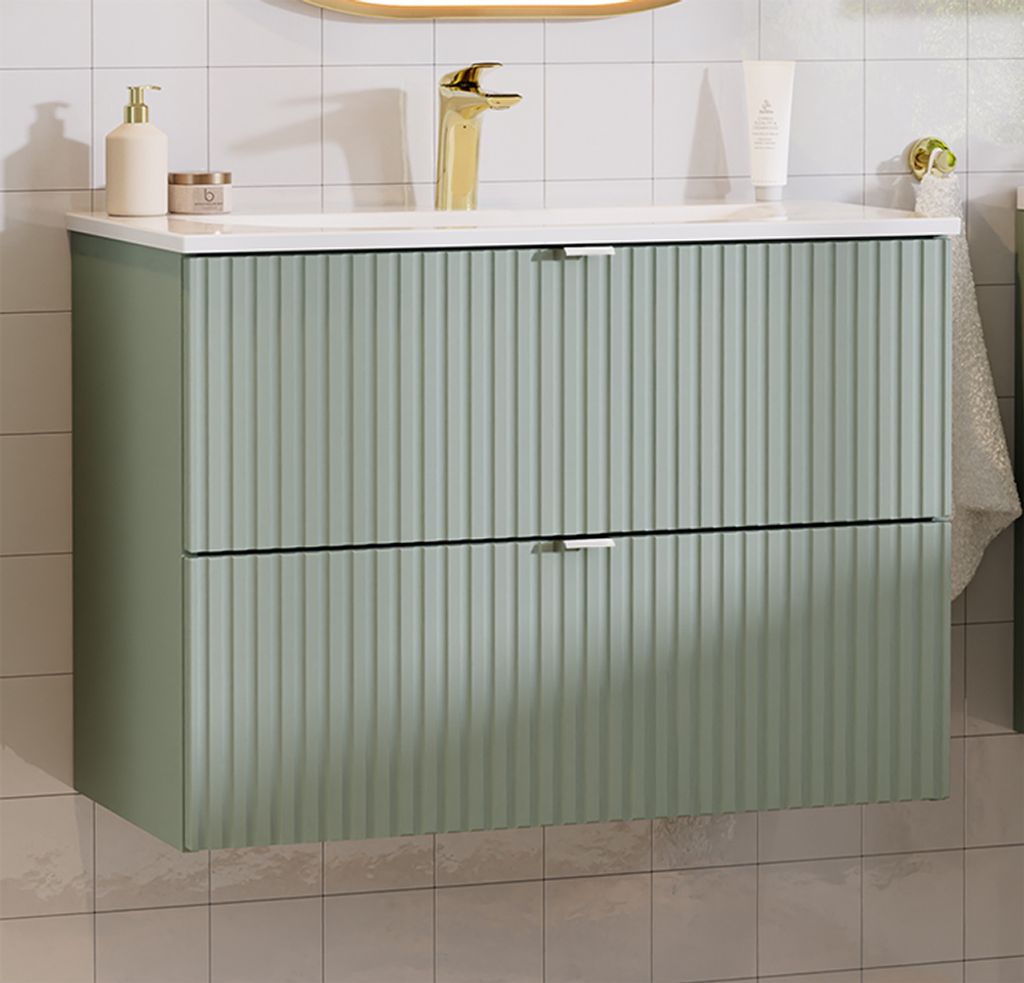Waschtisch 80cm, grün, NEWPORT-56-GREEN Produktbild 