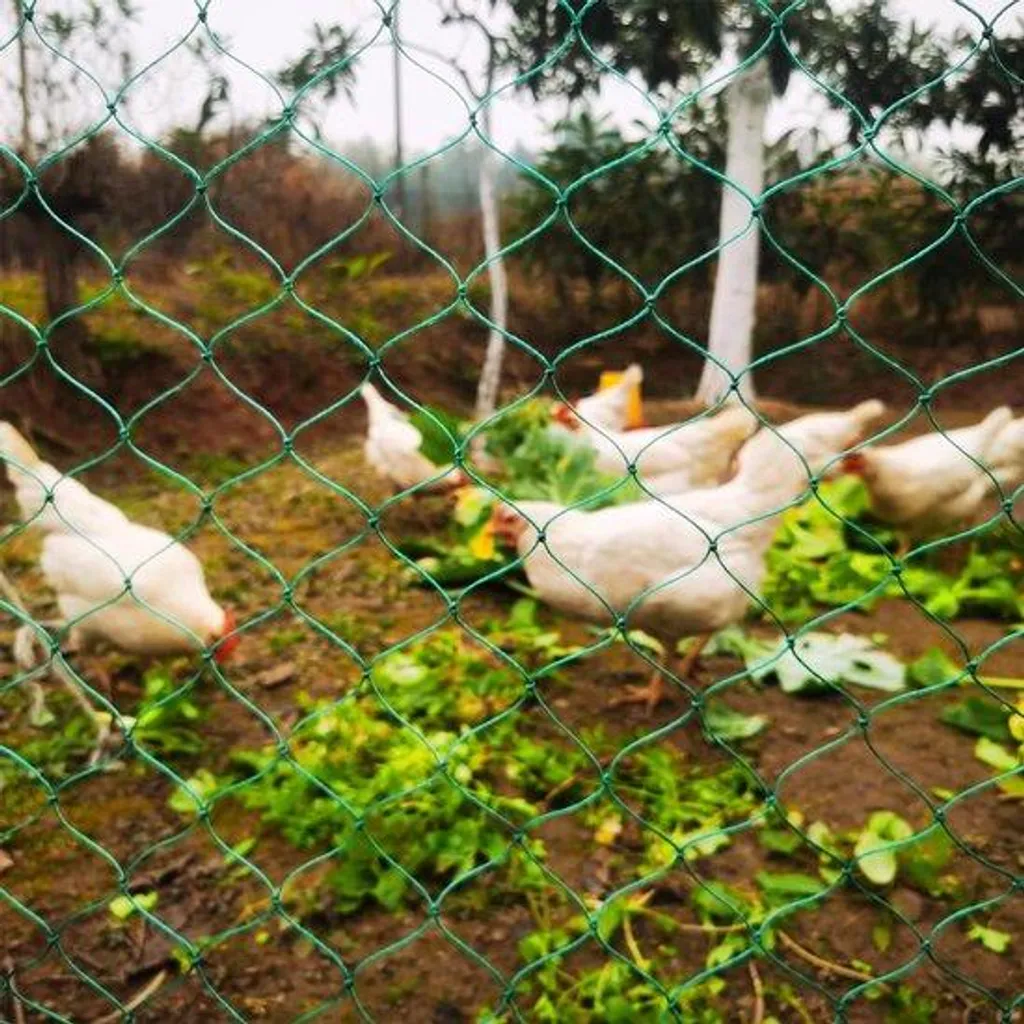 Filet pour enclos poules contre les rapaces - Mailles de 5 cm noir