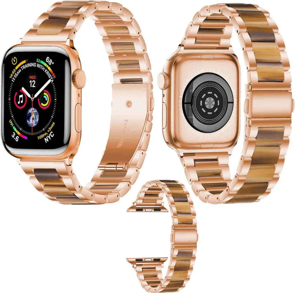 Cinturino Apple Watch Ultra 1/2 49mm Bracciale Resina Metallo SE