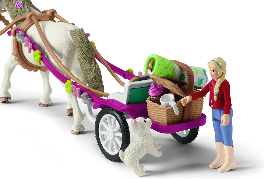 Calèche Schleich 42467 avec Figurines et Accessoires de Concours - 2