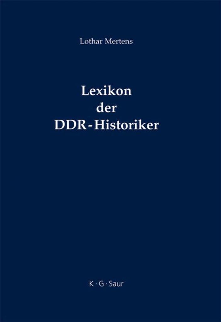 Lexikon der DDR-Historiker