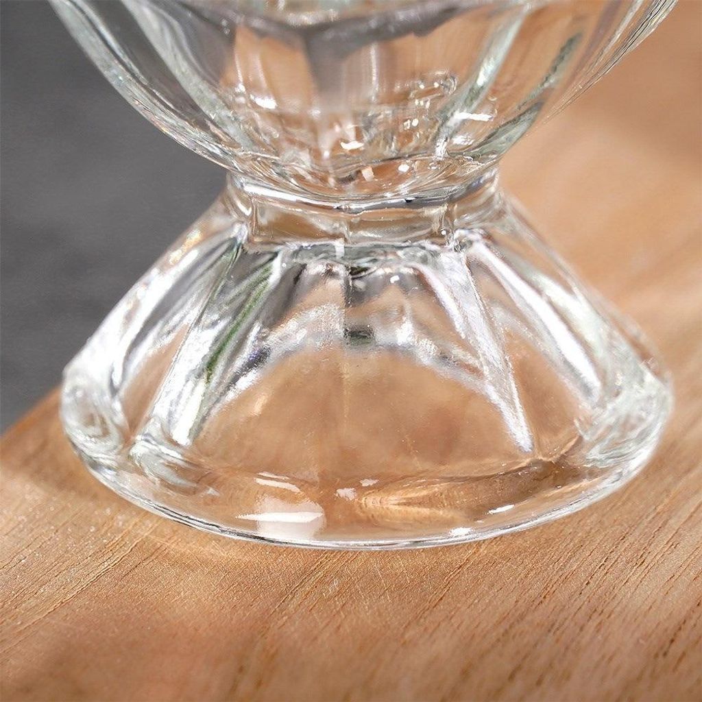 LAV Crema Dessertschalen Aus Glas – 165 Ml, 6 Stück, Spülmaschinengeeignet, Für Eis & Süßspeisen