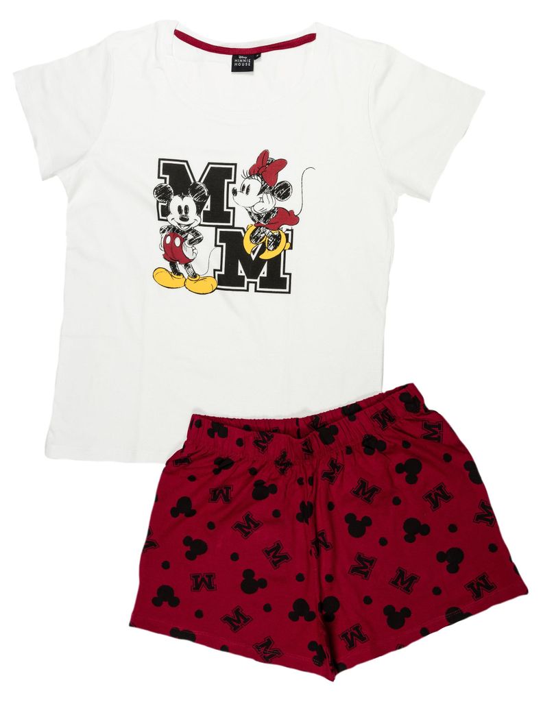 Disney Minnie Mouse piżama damska bawełniany zestaw bez Zdjęcie produktu 