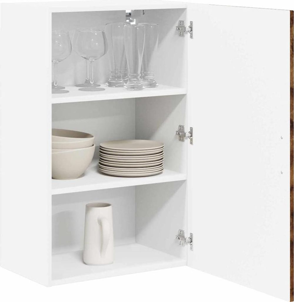 Cloris Designermöbel Küchenschrank Geräucherte Eiche 50 x 31 x 80cm Holzwerkstoff - 2026Neu119836 - Küchenschränke