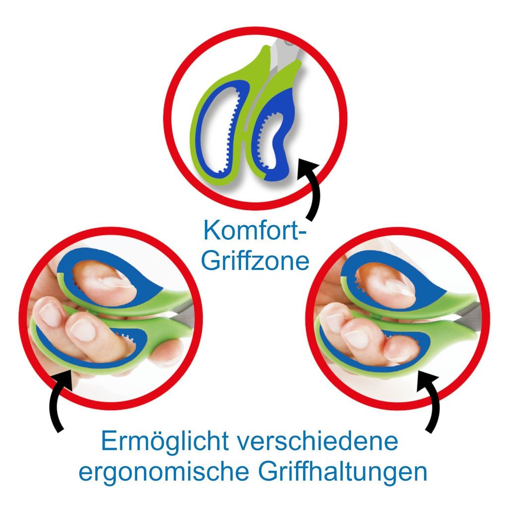 Läufer 87221 Läufer Ciseaux de bricolage ergonomiques, Image du produit 