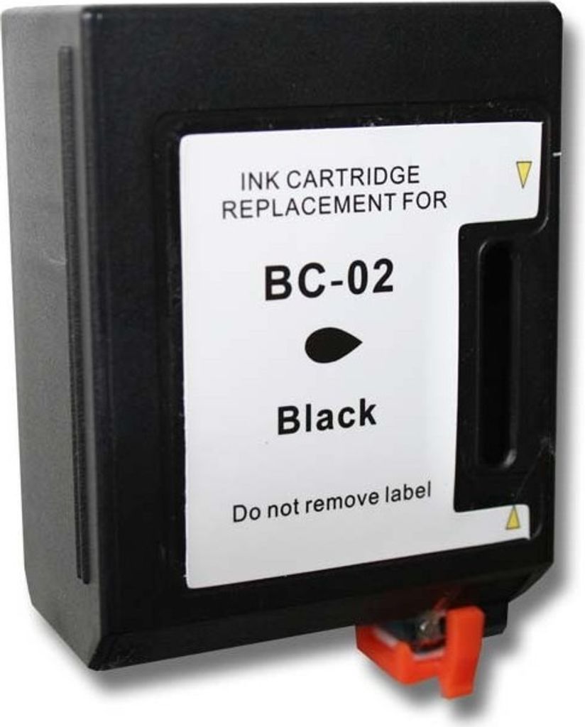 vhbw Tintenpatrone Schwarz kompatibel mit Canon BJC150, BJC20, BJC100, BJC1000, BJ230, BJ5, BJ210, BJ220, BJC200 Drucker (wiederaufgefüllt, 23ml)