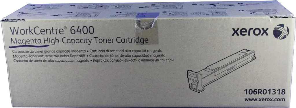 Toner Xerox 106R01318 magenta évite les pannes d'encre