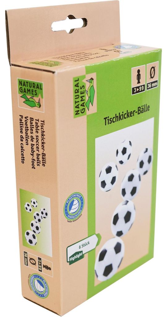 Classic Games - Set di 6 palline di ricambio per calcio Immagine del prodotto 