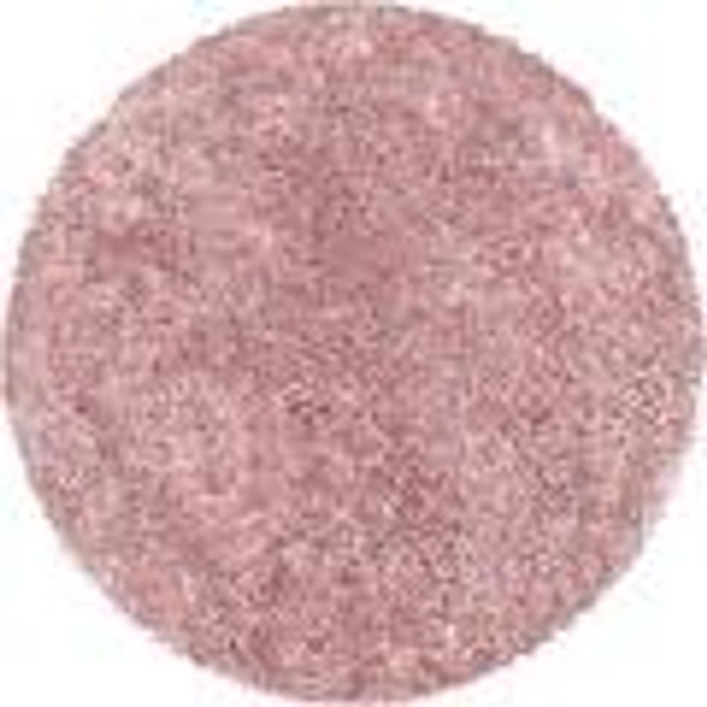 Einfarbiger Teppich, Zeitloser Uni-Teppich für Wohnzimmer, Schlafzimmer oder Büro, Größe: 160 cm Rund, Farbe: Rosa