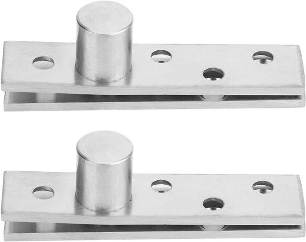 Pivot de porte rotatif inox pour armoire et placard de cuisine, 2 pcs