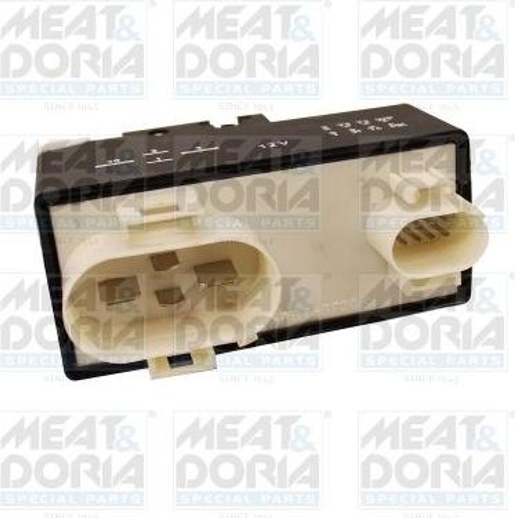 MEAT & DORIA 73240169 Relais, Kühlerlüfter Nachlauf OE 1H0919506B kompatibel mit Vento, Passat 35I, Golf III, Corrado, Ibiza, Cordoba