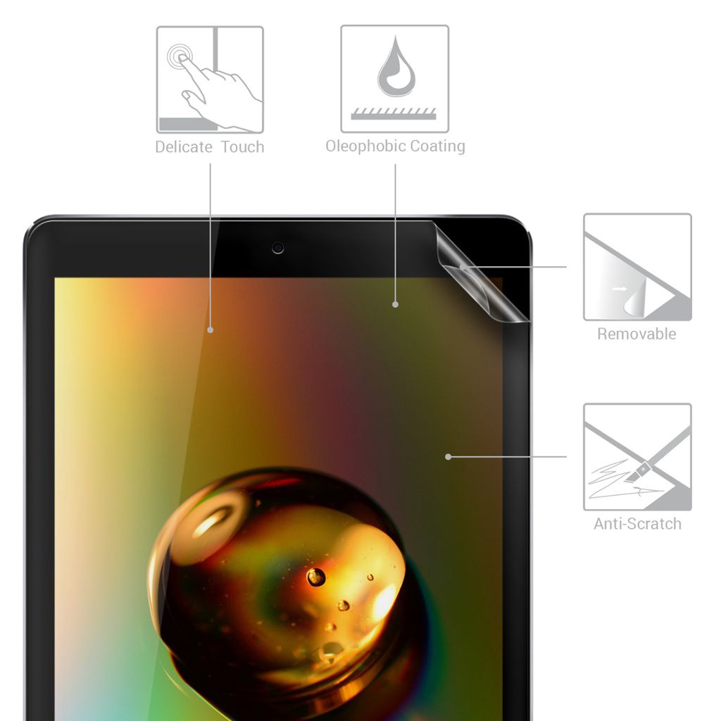 kwmobile 2x Tablet Schutzfolie kompatibel mit Apple iPad Produktbild 