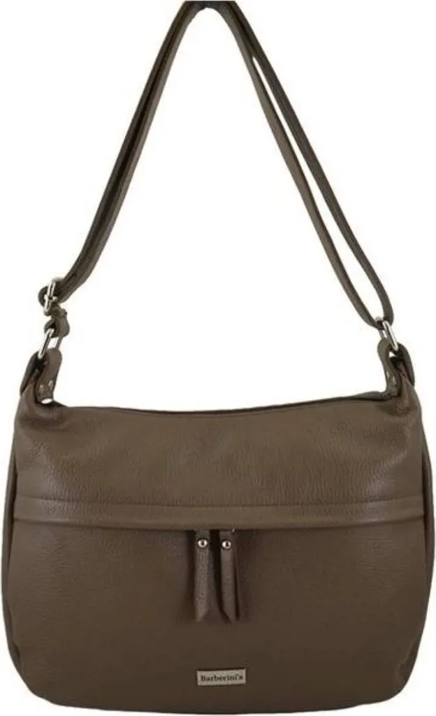 Sac cuir rigide Barberini's 980969447 avec multiples compartiments zippés