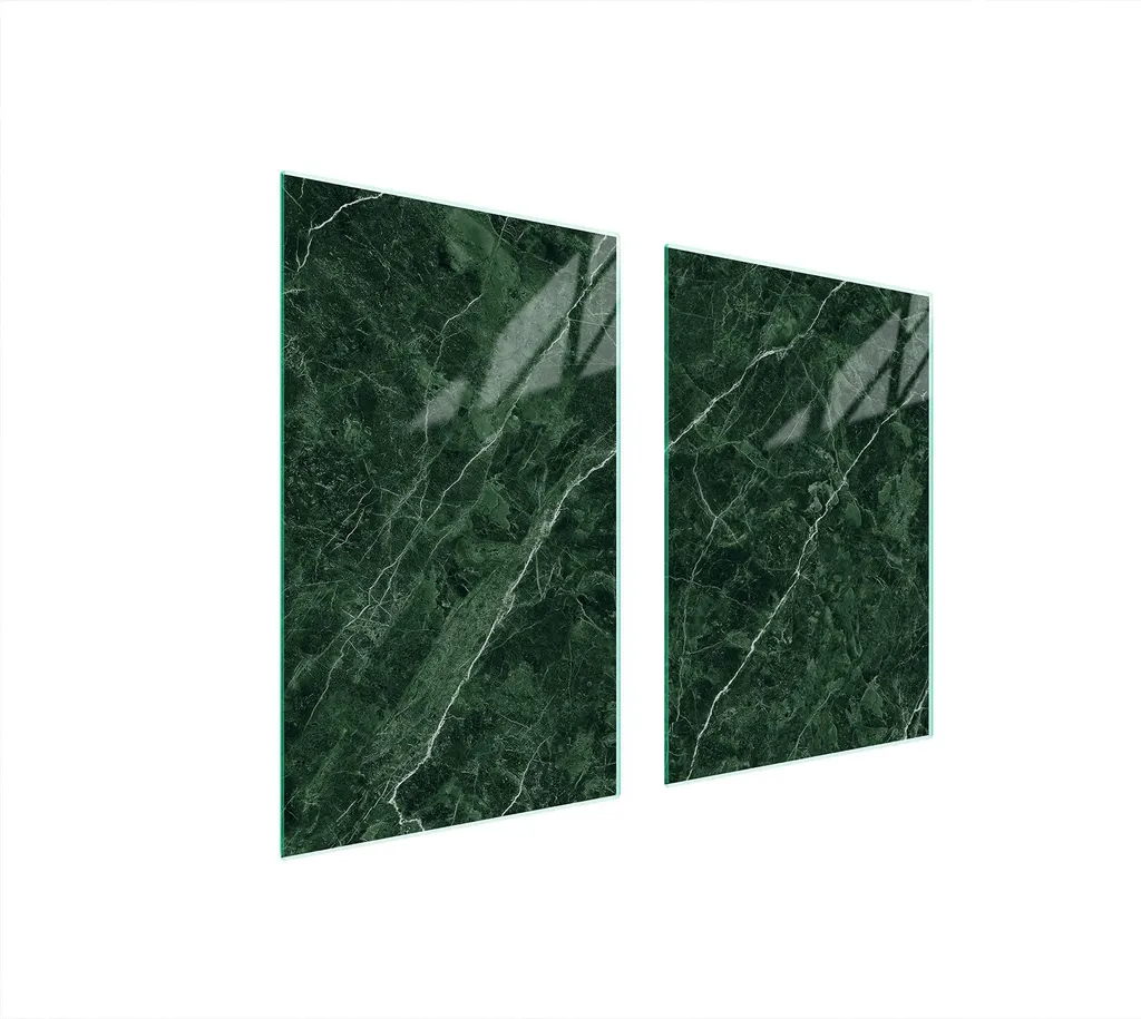 Pannello Protezione Cucina 65X52 Vetro Temperato Marmo | Coprifornelli