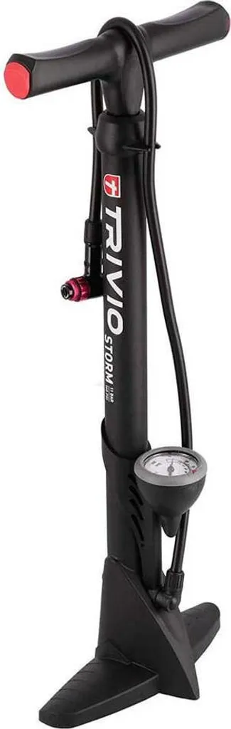 Pompe à pied Trivio Storm haute pression 160 Psi argent pour vélo