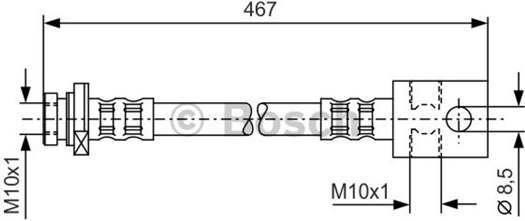 Bosch Bremsschlauch 1 987 476 903