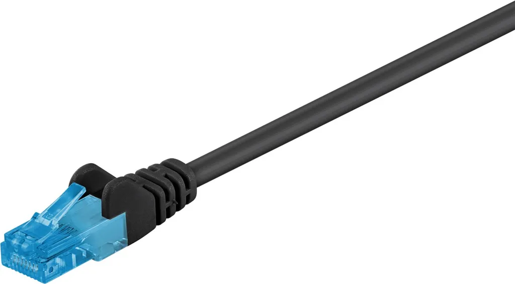 Cavo Ethernet 20m CAT 6A Goobay 55414 Nero | 10Gbps LSZH Rame