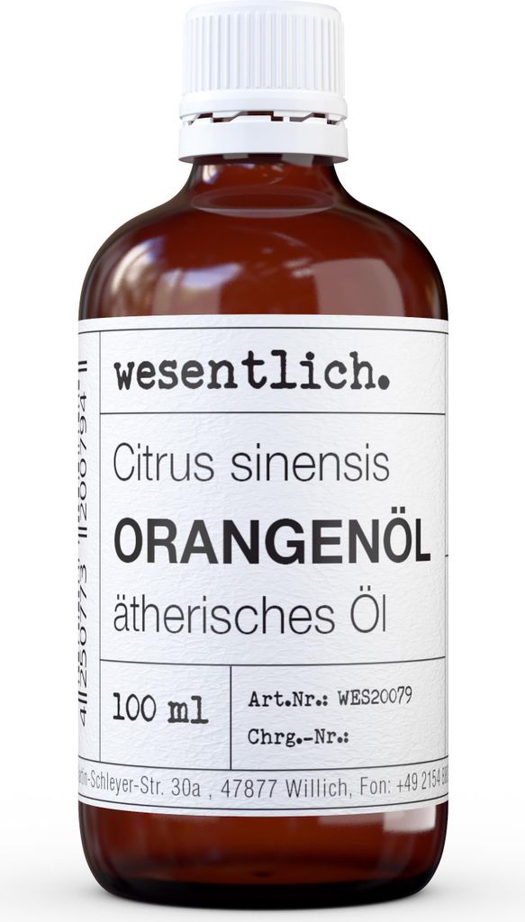 Orangenöl (100ml) - naturreines, ätherisches Öl von wesentlich
