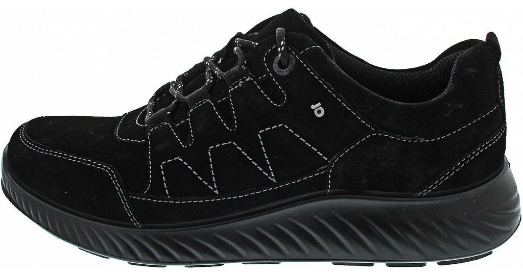 Jomos sportlicher Schnürer Schwarz in Gr. 41