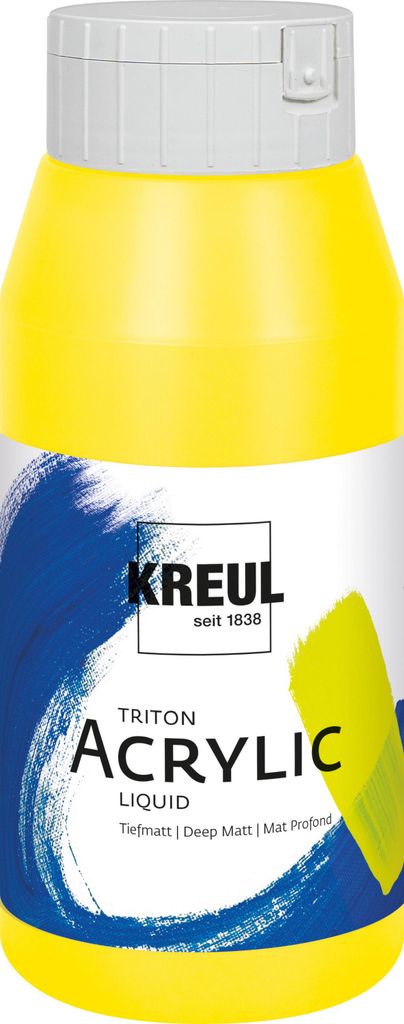 KREUL Acrylverf SOLO Goya TRITON, helder geel, 750 ml Productafbeelding 