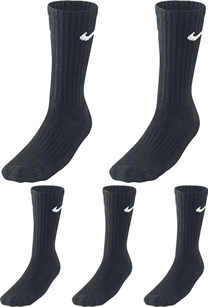 Nike Socken 5 Paar Herren Damen Sparset Tennissocken Sportsocken Laufsocken Paket Bundle