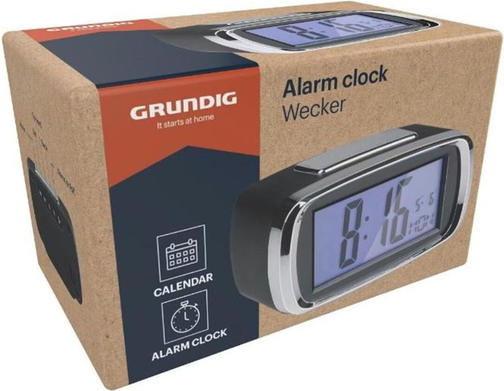 Batteriebetriebener Wecker 5,8 x 10 x 5,8 cm