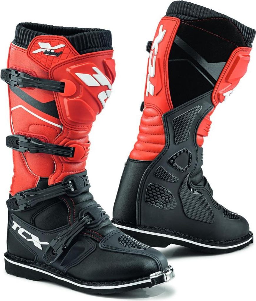 Motorradstiefel TCX X-BLAST schwarz/rot 41