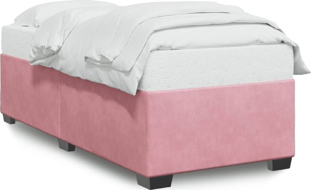 Maison Exclusive - Bettgestell Rosa 80x200 cm Samt