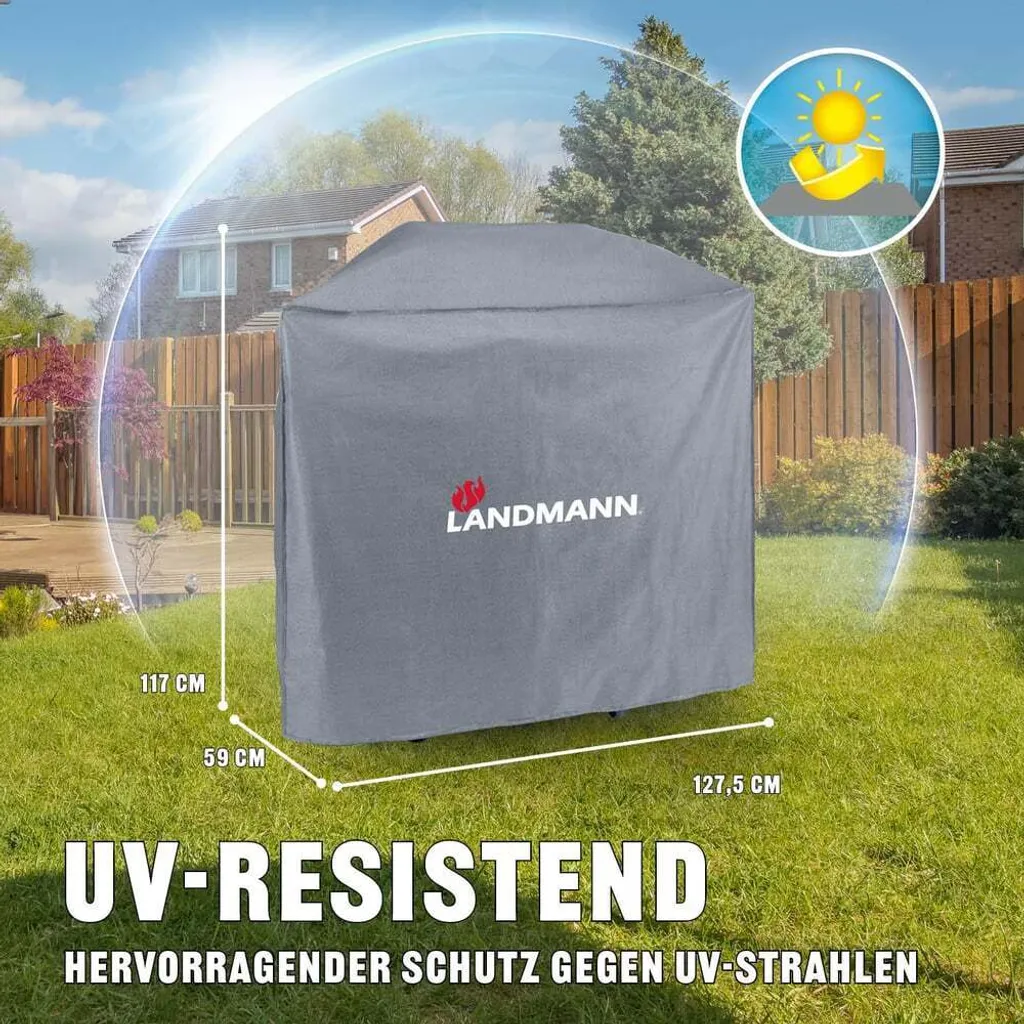 Housse Landmann Triton PTS 2.1 maxX en polyester robuste 59x127,5x117 cm