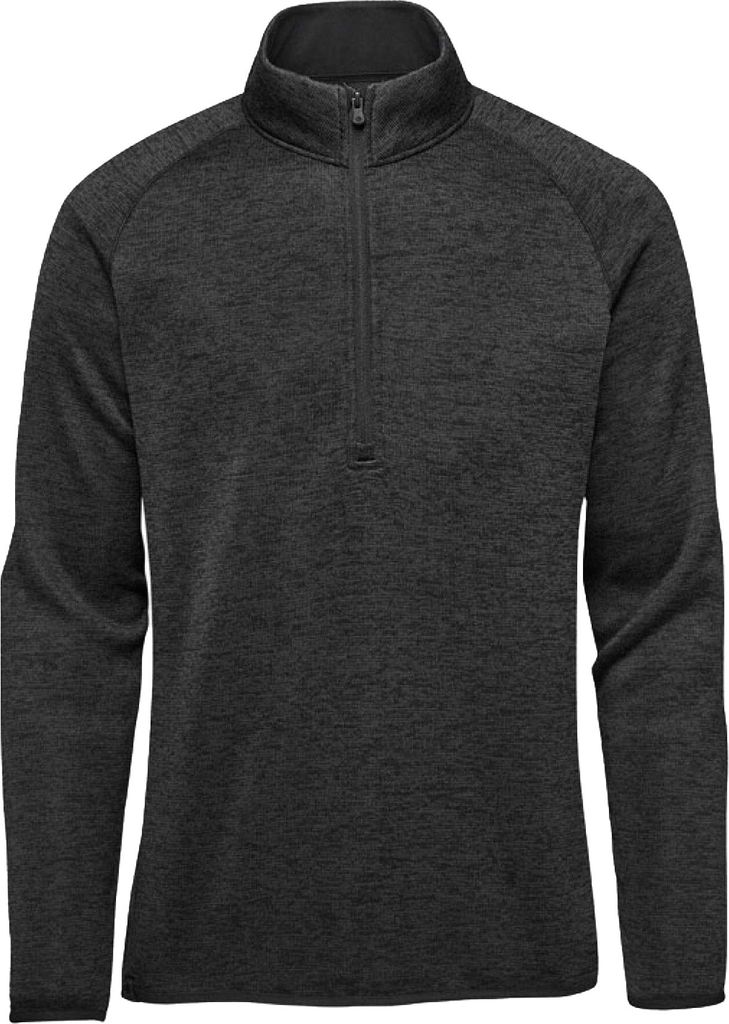 Stormtech - "Yosemite" Pullover für Herren, mit halbem Reißverschluss BC7089 (S) (Black Heather)