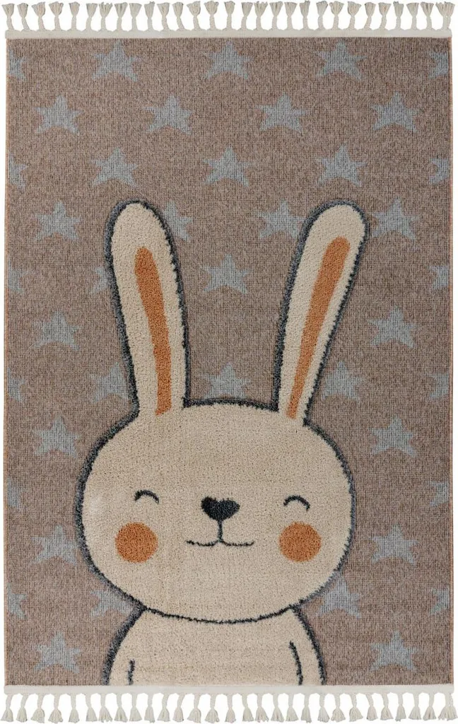 Tapis pour enfants My Fano 390 Rabb - 120 x 170 cm - Design Lapin