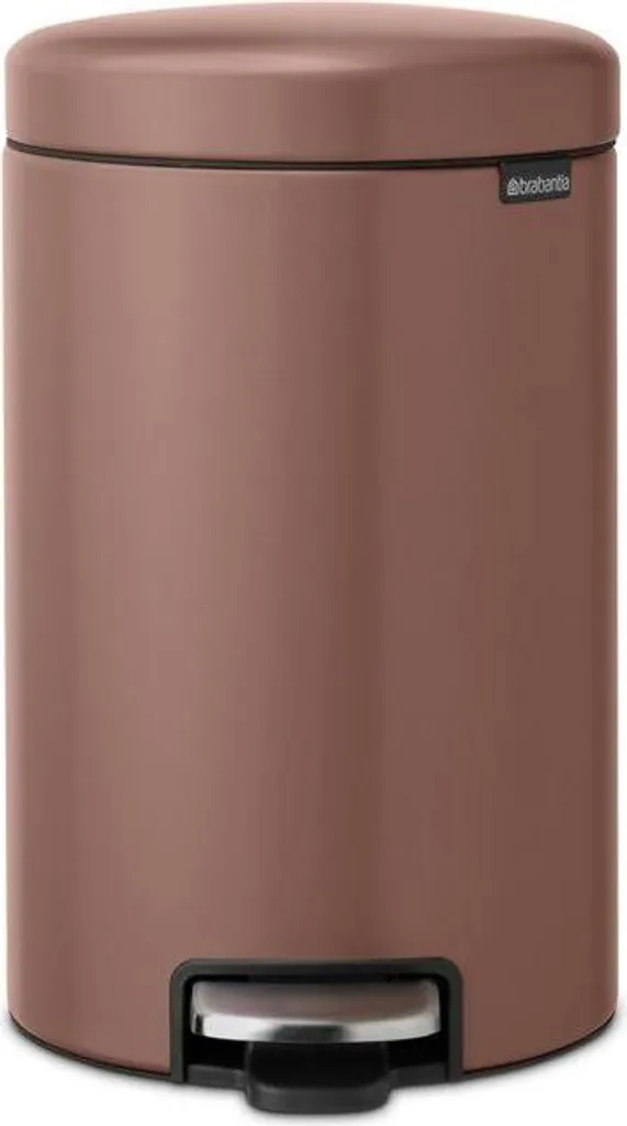 Poubelle Brabantia NewIcon 12L Taupe : Stop aux odeurs et bruits de couvercle
