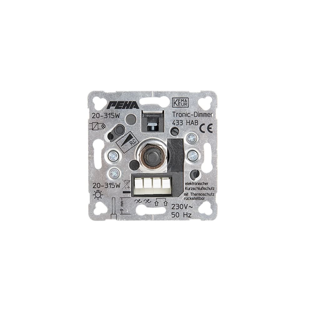 PEHA 00210213, Dimmer, Montierbar, Metallisch, 230 V, 50 Hz Produktbild 