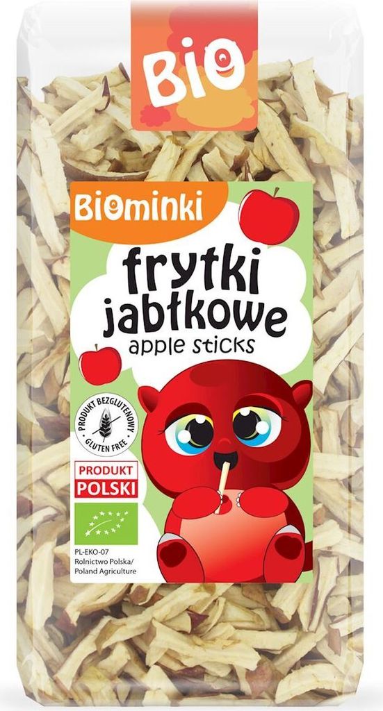 Glutenfreie -Pommes mit Apfel, 50 g - BIOMINKI