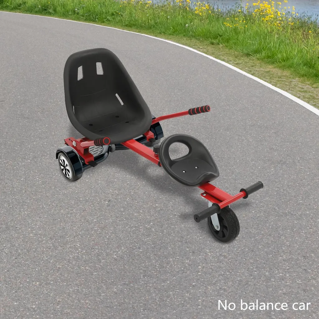 Kit Hoverkart pour Sorties en Duo - Cadre de Conversion Rouge Ajustable