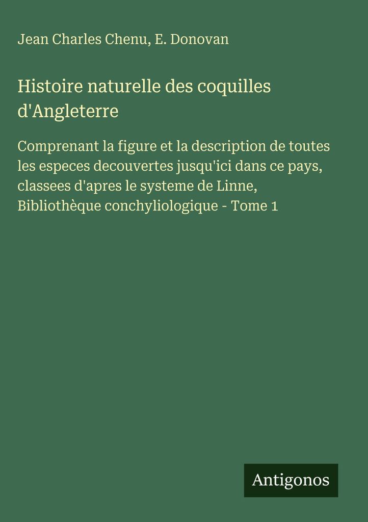 Histoire naturelle des coquilles d'Angleterre