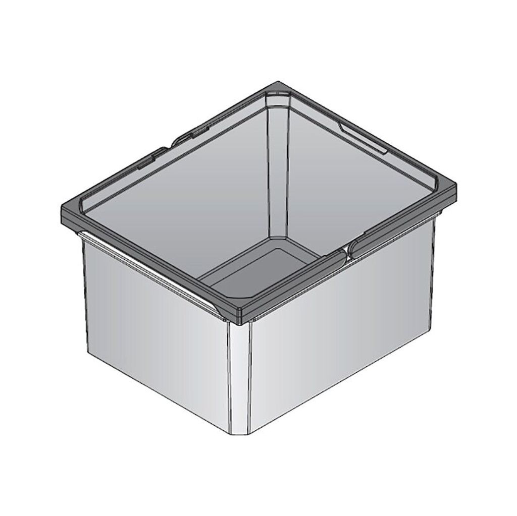 Envi Free Mülleimer 20825 Grau 18 Liter 315 x 382 x 216 mm