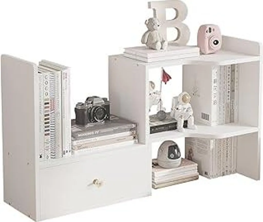 Organizer Scrivania NUODWELL Espandibile Bianco: Offerta Imperdibile