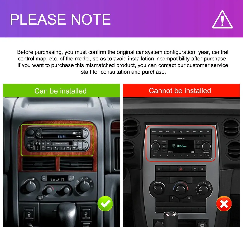 Autoradio CarPlay Android 2 DIN pour Dodge Durango 2002-2003 RAM 2Go - 6