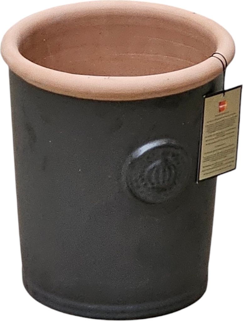 Blumentopf Pflanzgefäß Modell "Provence II" 25cm Anthrazit