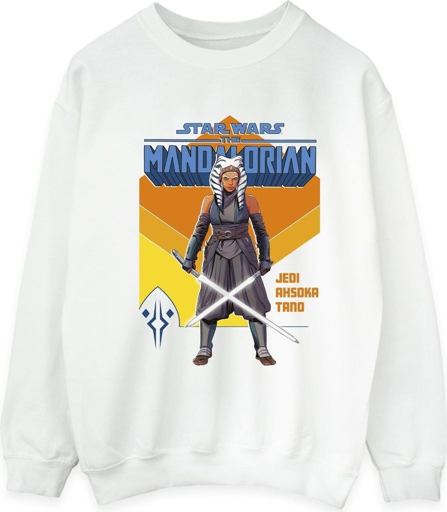 Star Wars - "The Mandalorian Jedi" Sweatshirt für Herren BI46569 (XL) (Weiß)